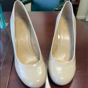 Kelly and Katie Cream Heels!